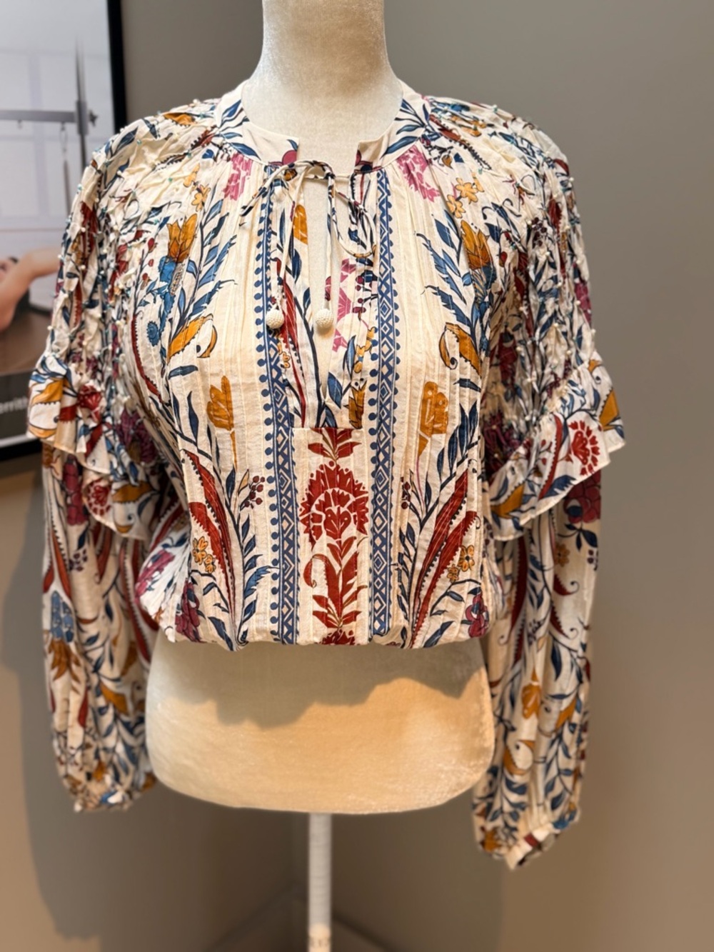 FARM Rio Romantic Lightness Blouse, size M